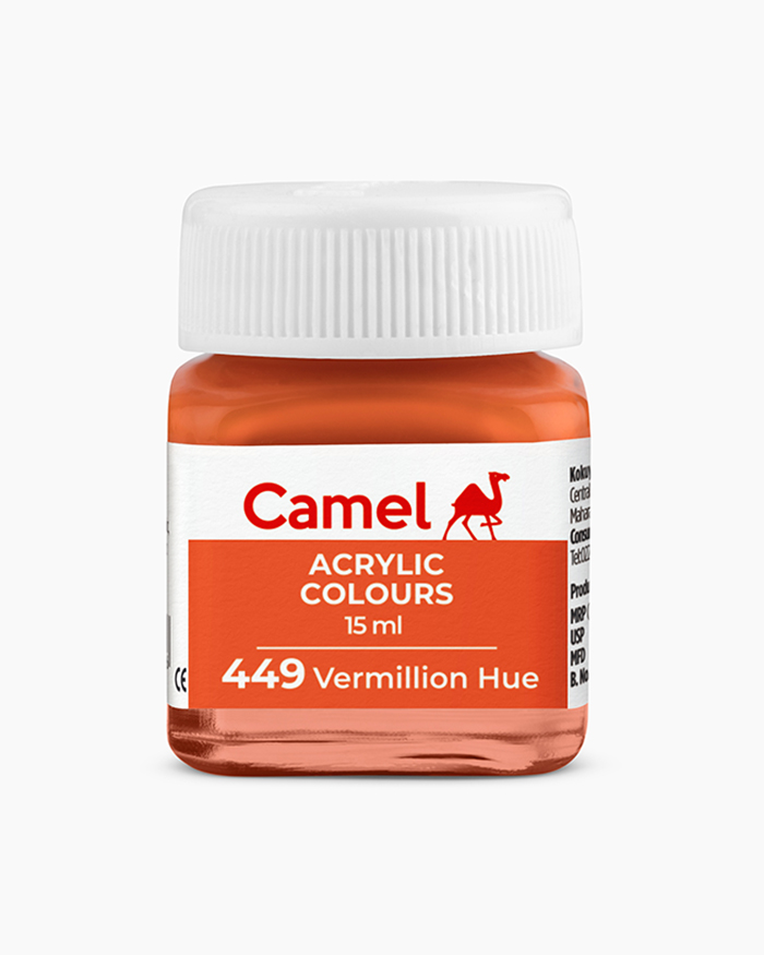 Vermilion Camel Acrylic Colours